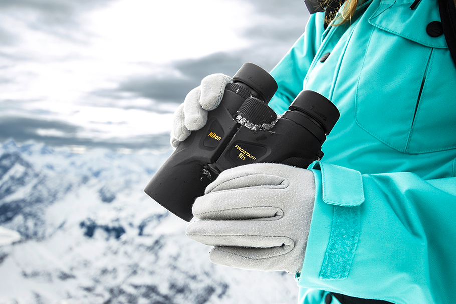 In the snowy mountains with Nikon ProStaff 3S Binoculars | Nikon Cameras, Lenses & Accessories
