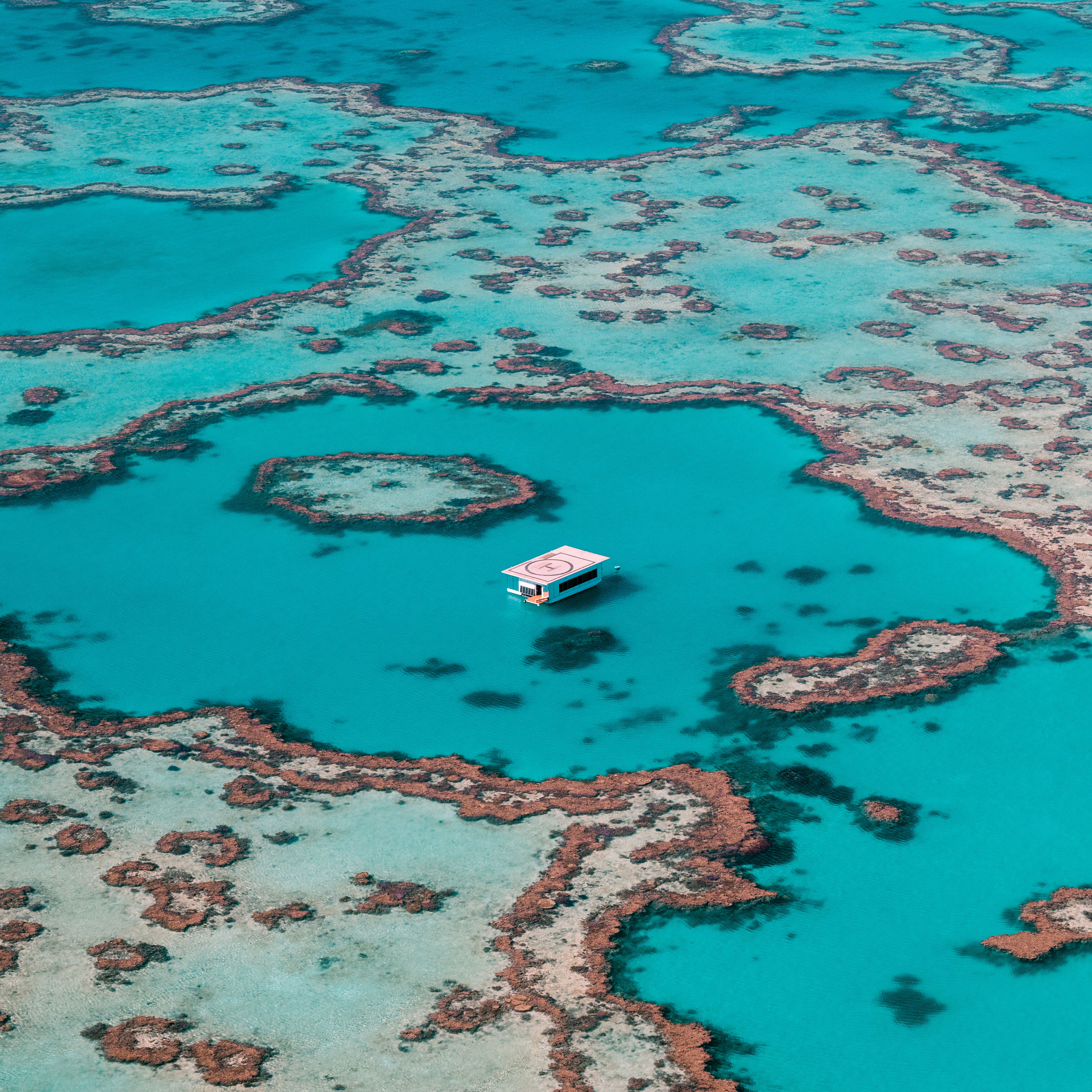 Whitsundays blue waters around coral reef photographed by Liam Fawell | Nikon Cameras, Lenses & Accessories