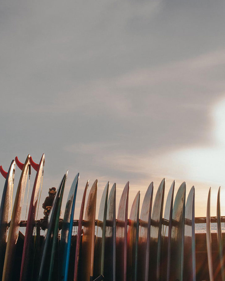 Racked Surfboards Photo by Anton Kollo | Nikon Cameras, Lenses & Accessories