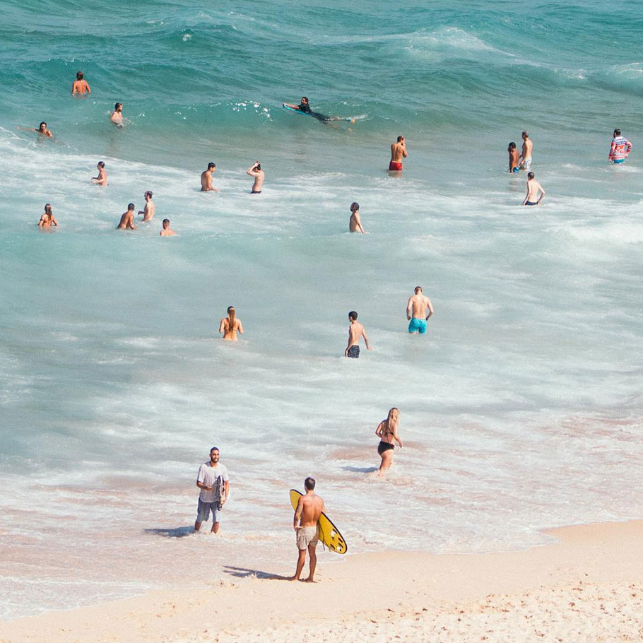 Bathers at Australian Beach by Anton Kollo | Nikon Cameras, Lenses & Accessories